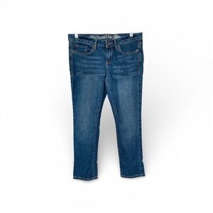 Converse One Star Jeans Women Sz 8 Low Rise Straight Leg Stretch Skinny Ankle